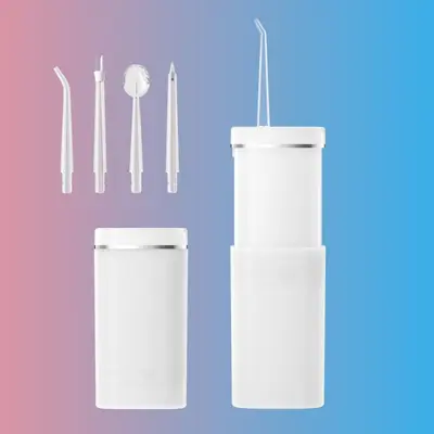 Portable Electric Dental Irrigator, Mini Oral Cleaner with Automatic Water Jet - 8