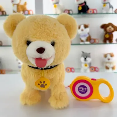 Electronic Simulation Cartoon Dog Plush Toy with Music and Sound