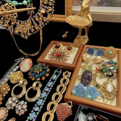 Perlenkette, Vintage-Design