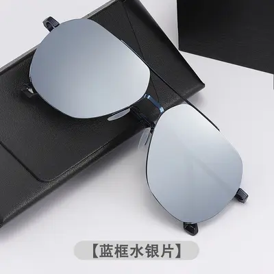 Men's Polarized Sunglasses, High-Definition Nylon Frame, UV Protection - 10