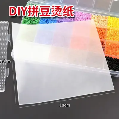 Yüksek Sıcaklıkta Dayanıklı DIY Boncuk İsticlik Kağıdı Şeffaf Anti-Sıcaklık Kağıdı Yaratıcı El Sanatları Rhinestone Isı Kağıdı Fırın Kağıdı Boncuk Araçları - 7