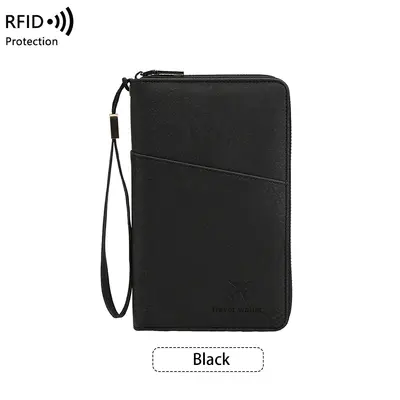 RFID Reisepass-Etui, Reißverschluss, Reisedokumente - 8