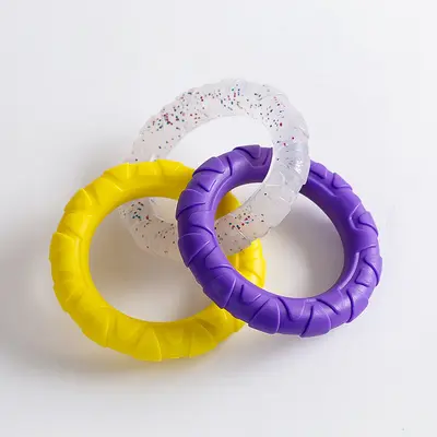 Dog Tug Ring Chew-Resistant Interactive Toy for Small, Medium and Large Dogs - 8
