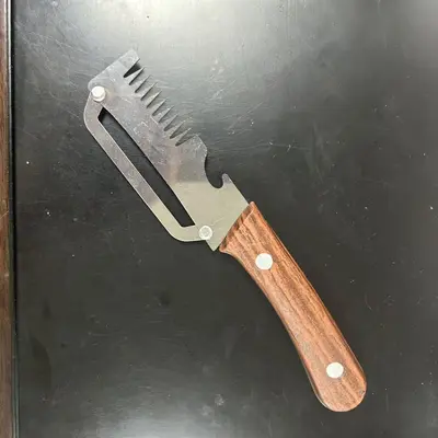 2-in-1 soyma bıçağı ve soğan fileto, paslanmaz çelik - 10