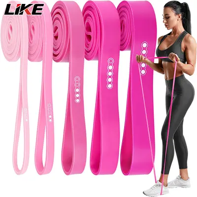 TPE Lateks Direnç Bandı, Yoga ve Fitness için Elastik Bant, Logo Baskılı - 8