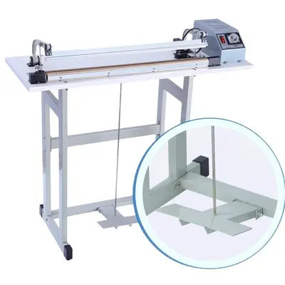 Ayakla Çalışan Plastik Torba Yapıştırma Makinesi, Dikey - 6