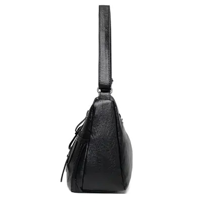 Soft Leather Women's Crossbody Shoulder Bag - 5