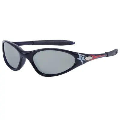 Retro Oval TR Sunglasses for Cycling and Outdoor Use - 12