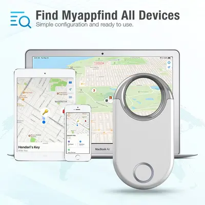Cross-border MFI anti-loss device keychain FindMy item tracker luggage locator global positioning