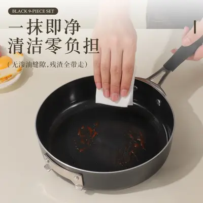 Stainless Steel Cookware Set, Induction and Gas Compatible, Non-Stick