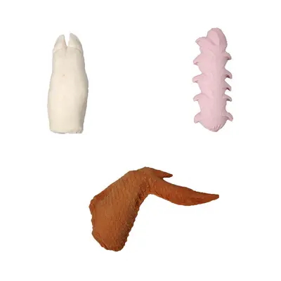 宠物玩具 磨牙健齿TPR火腿肠 实心啃咬玩具 耐磨耐咬猪蹄训练用品 - 6