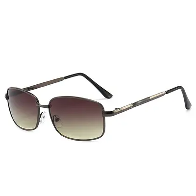 Herren-Metall-Sonnenbrille, quadratisch, polarisiert - 8