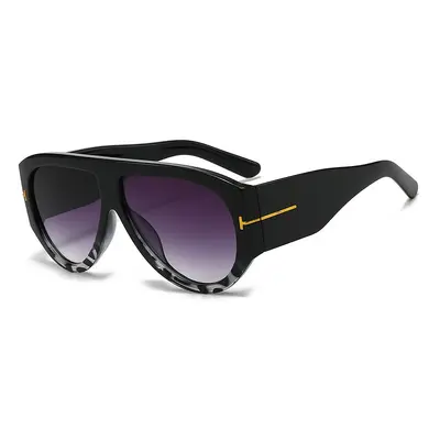 Damen-Sonnenbrille, große Pilotenform, Retro-Design, UV-Schutz - 8