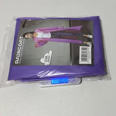 Yetişkinler için tek kullanımlık yağmurluk, uzun model, unisex, yürüyüş ve seyahat için taşınabilir, EVA siyah yağmurluk, fırtınaya dayanıklı. - 12