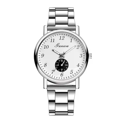 Grenzüberschreitende Nischen-Herrenuhr auf Lager, Großhandels-Dekohrrenuhr aus Edelstahl, einfache Quarzuhr für Männer mit Luxusgefühl - 11