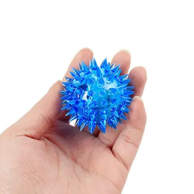 Light-Up Squeaky Ball, Colorful LED Dog Toy for Puppies - 5