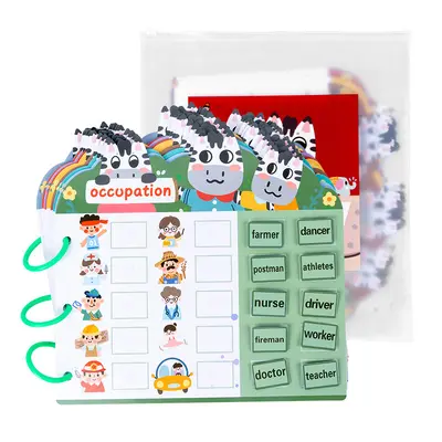 Quiet Sticker Book, Educational Busy Book for Children