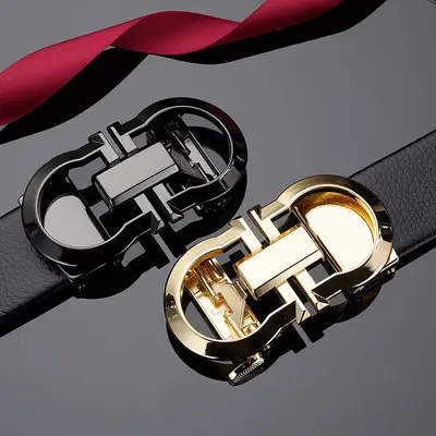 Men's Automatic Buckle Belt Korean Fashion Comfortable Youth and Middle-aged Waist Belt Business Casual Pants Belt Wholesale