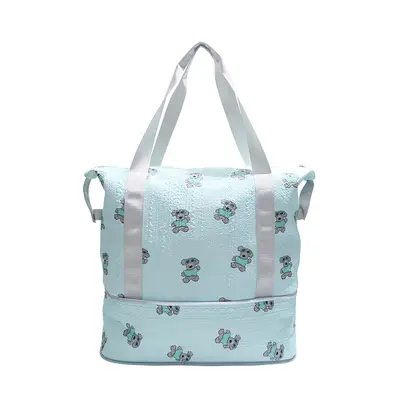 Large capacity travel bag, expandable, wet and dry separation - 9