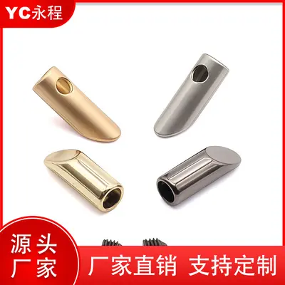 3.5mm Zinc Alloy Metal Drawstring Cord End Lock, for Pant Cords