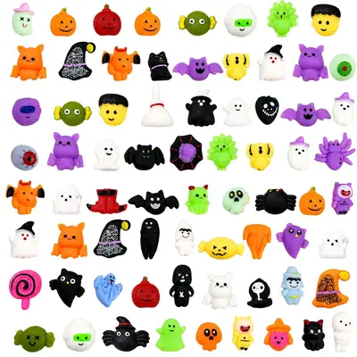 Halloween Pumpkin Ghost Squishy Stress Ball - 8