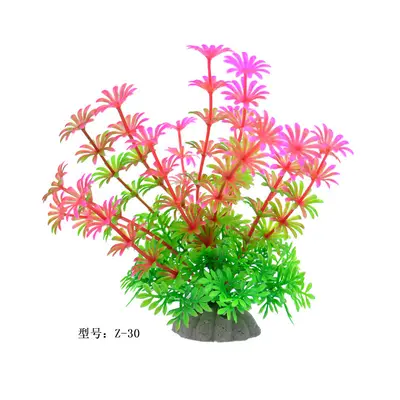 Aquarium Simulation Aquatic Plant Decoration, Plastic Artificial Seaweed Ornament - 12