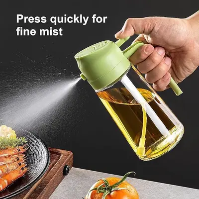 Glasölsprühflasche Zweitfunktion, Dosierungskontrolle, Druckpumpe, Küche
