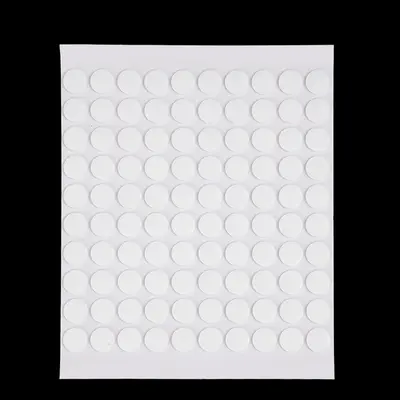 Round transparent acrylic double-sided adhesive container, nano dot glue