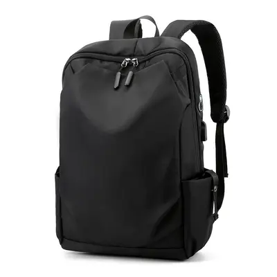 Cross-border backpack for men, business daily laptop bag, large capacity outdoor travel bag, student school bag with printed LOGO