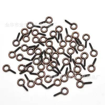 DIY Nail Jewelry Accessories with Horn and Pearl Screw Charms - 12