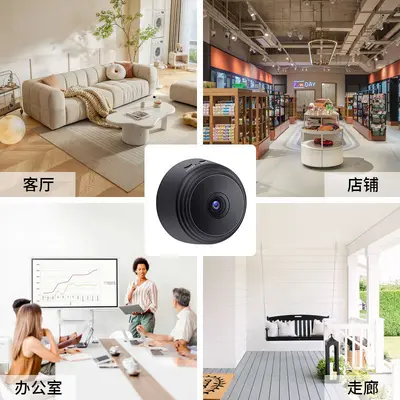 A9 magnetic smart wireless WiFi network camera, HD, compact - 3
