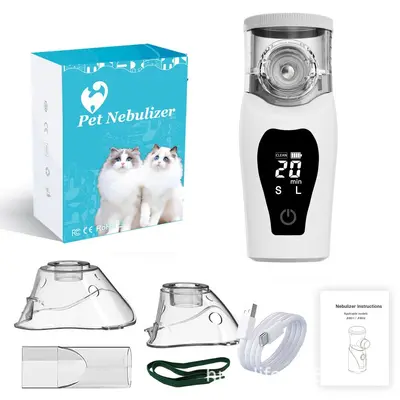 Portable Micro Mesh Pet Nebulizer for Cats and Dogs with Mask - 9