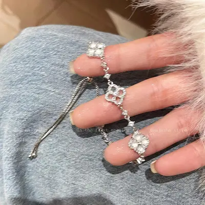 Glisine çiçeği gülümseme bilekliği, kristal, kadın - 13