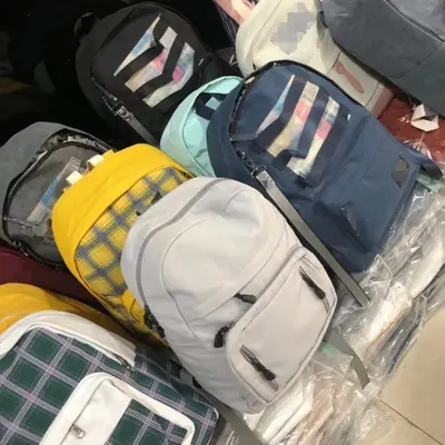 Korean Style School Backpack, Assorted Designs, Surplus Stock - 3