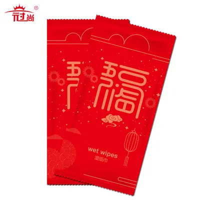 Disposable Individually Packed Wet Wipes for Hotels and Takeaway Service - 11