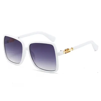 Damen-Sonnenbrille, großer Rahmen, bunt dekorativ - 13