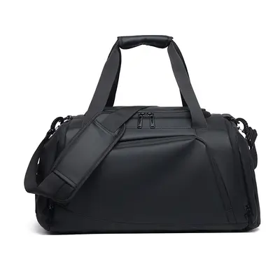 Multifunctional men's fitness bag, shoulder strap, large capacity travel