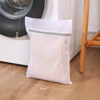 Thick Fine Mesh Laundry Bag, Protective Wash Bag for Washing Machines - 7
