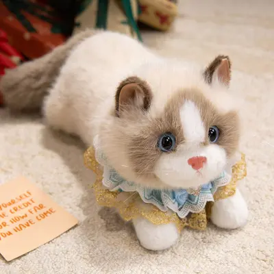 Simüle Ragdoll Kedi Peluş Oyuncak, 2026 - 8
