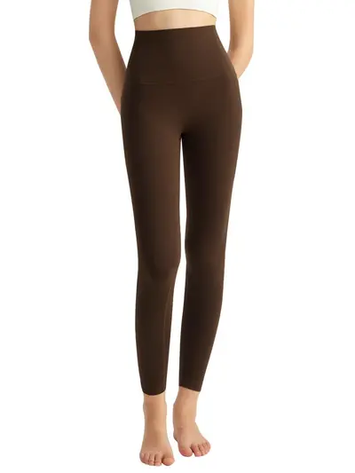 Damen-Yogahose, hohe Taille, Po-Lifting, antibakteriell - 5