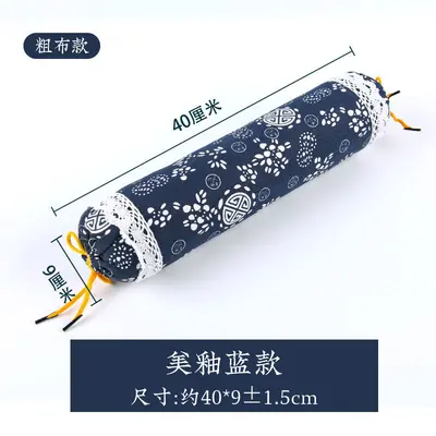艾草颈椎枕糖果型颈椎枕头单人可拆卸枕头枕芯成人护颈枕头圆柱枕 - 12