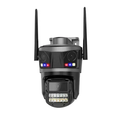 9MP triple lens surveillance camera, ultra HD, WiFi outdoor