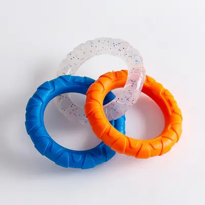 Dog Tug Ring Chew-Resistant Interactive Toy for Small, Medium and Large Dogs - 10