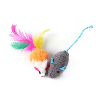 Katzenspielzeug-Set mit Gummiball, Glöckchen und Plüsch-Flughörnchen - 5