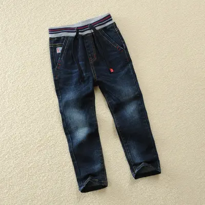 Jungen-Jeans elastisch, Frühling Herbst, für mittelgroße und große Kinder