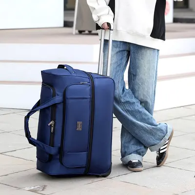 28 Inch Expandable Oxford Fabric Trolley Case, Large Capacity - 4