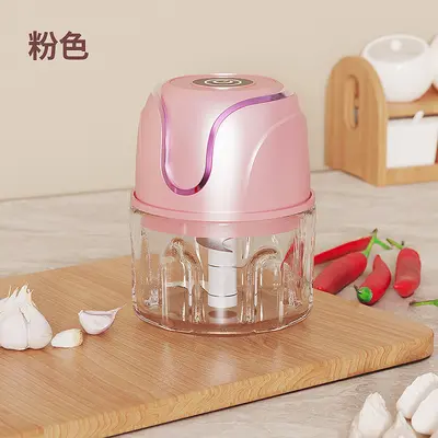 Mini Sarımsak Presi Sarımsak Ezme Makinesi Kablosuz Elektrikli Sarımsak Dönerci Beslenme Tahıl Öğütme Makinesi Sarımsak Ezmesi Sihirli Aletler Mutfak Pişirme Makinesi - 7