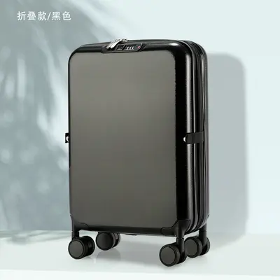 Foldable Lightweight Carry-On Suitcase, Expandable Men's Trolley - 7