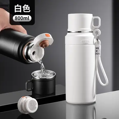 Erkek Termos Bardak 1000ml, 304 Paslanmaz Çelik, Taşınabilir - 7
