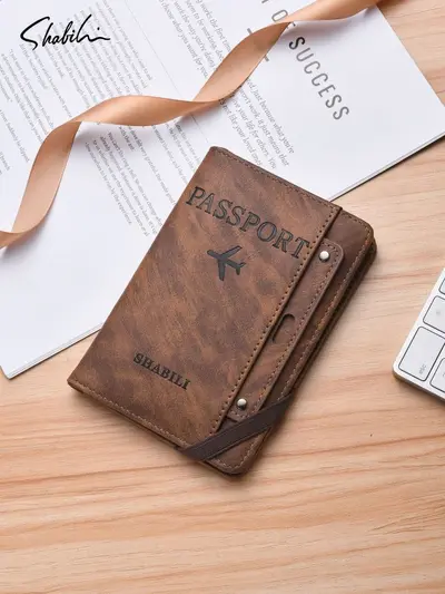 Passport holder with multi-functional storage for cards, documents and tickets - 7